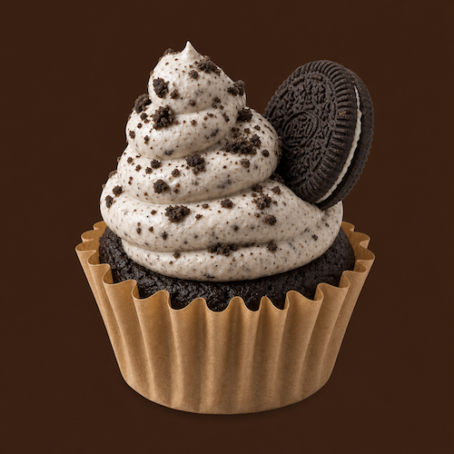 Oreo Cookies & Cream cupcake with Cookies & Cream Frosting