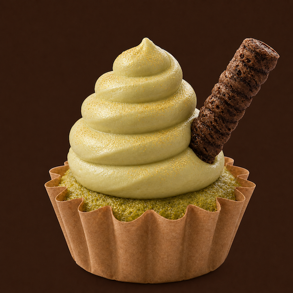 Pistachio Chip cupcake
